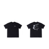 Street Philanthropist Lightning Print Short Sleeve T-Shirt Summer Tide High Street