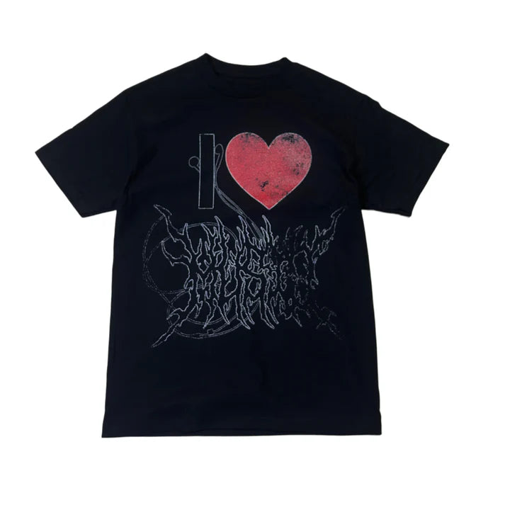 Unseen Echoes Love in Chaos Tee