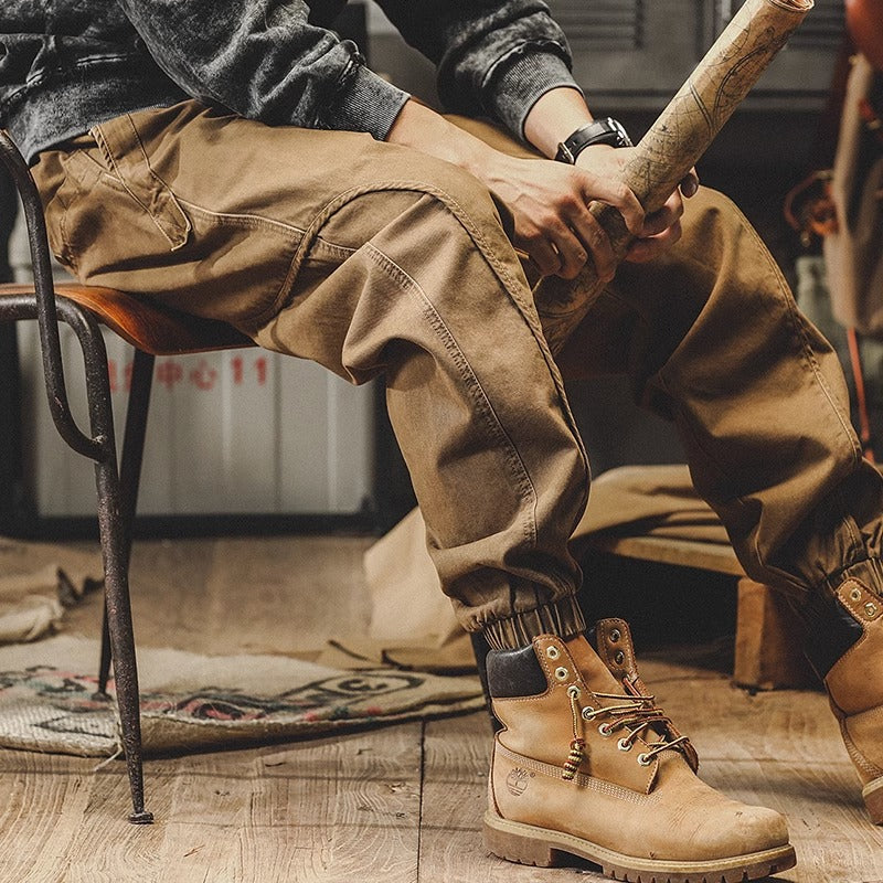 American Retro All-match Loose Straight Legged Cargo Pants