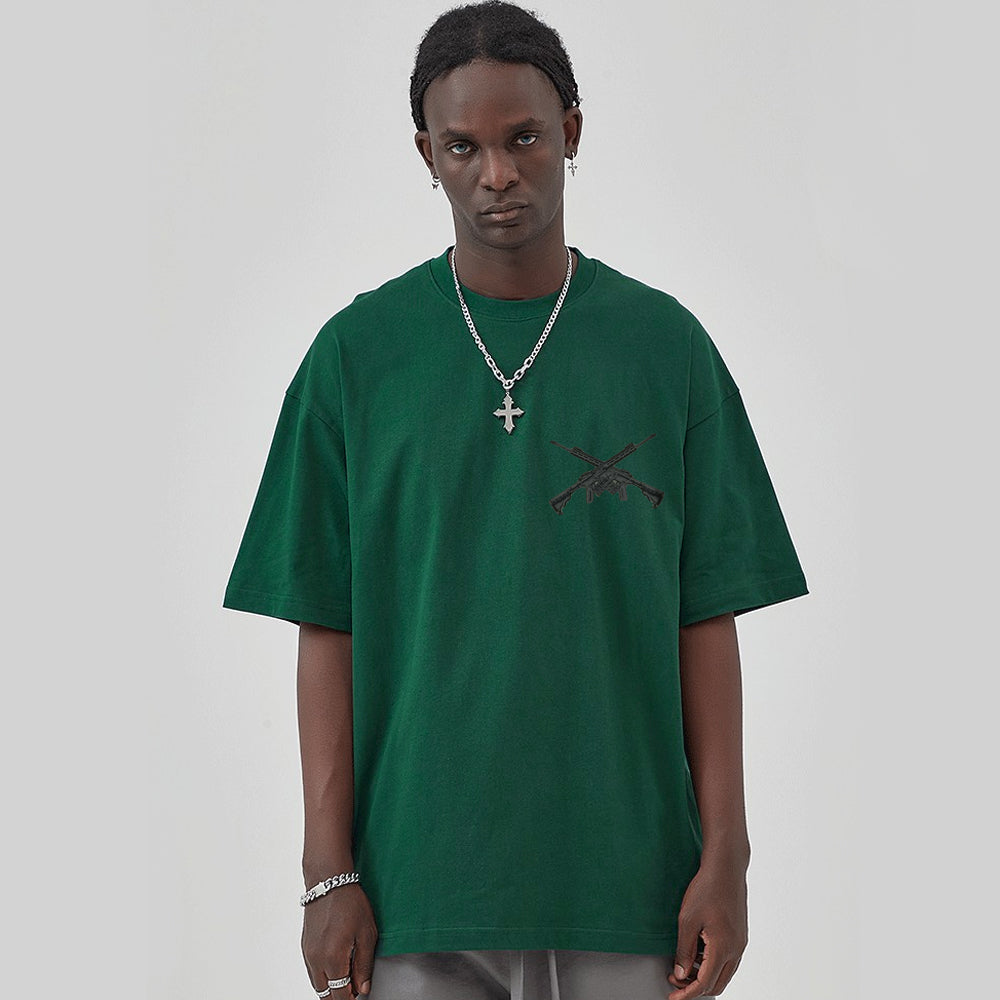 High Street Elk With Gun T-Shirt