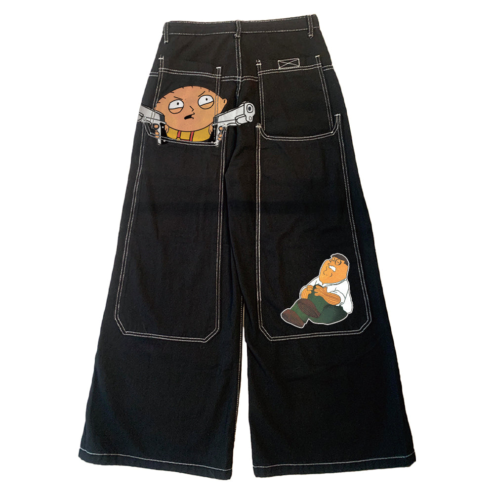 BAGGOUT Family Guy Character Jeans
