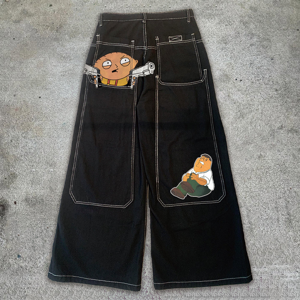 BAGGOUT Family Guy Character Jeans
