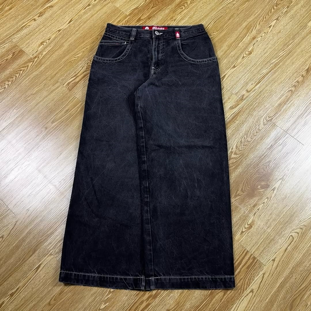 BAGGOUT American inmortal skull street loose casual jeans for men and women