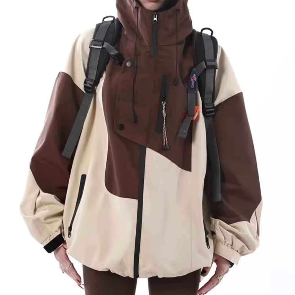 Urban Contrast Color Outdoor Jacket