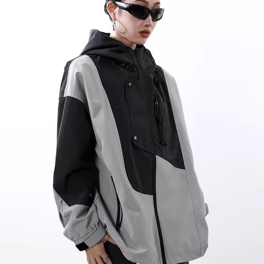 Urban Contrast Color Outdoor Jacket