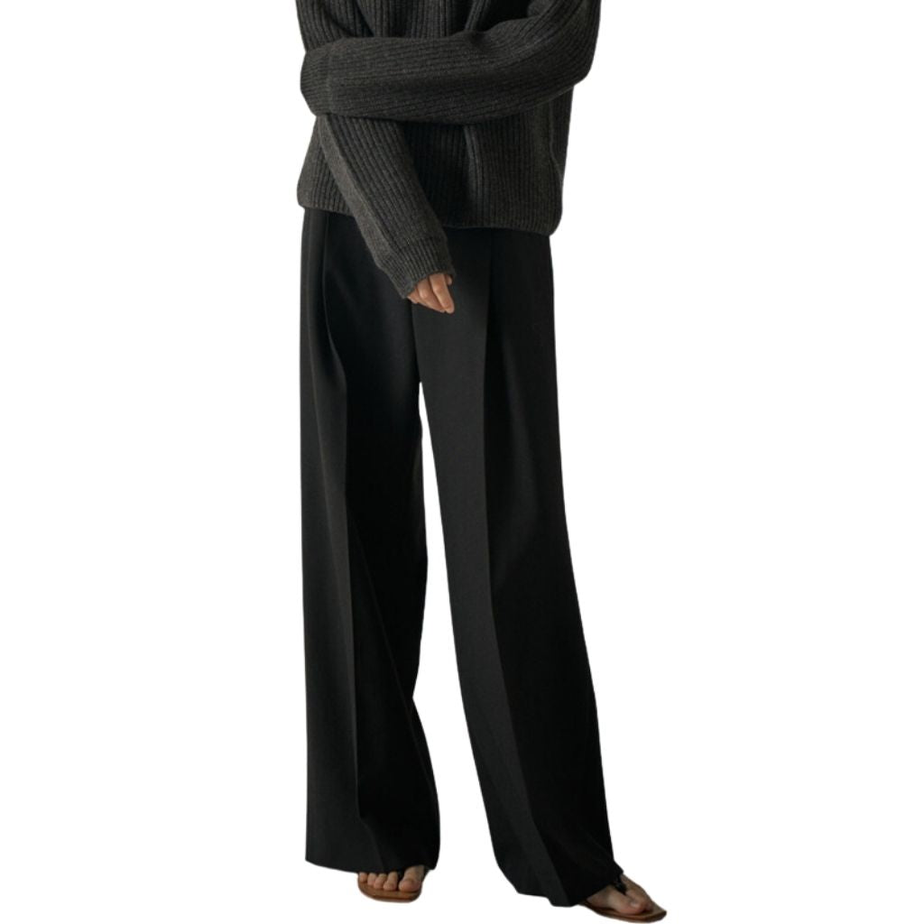 Women's High Waist Straight Suit Pants
