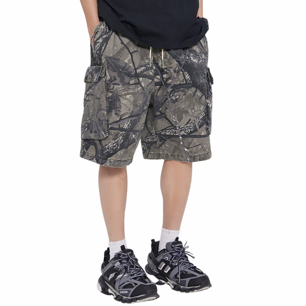 High Street Camo Cargo Shorts