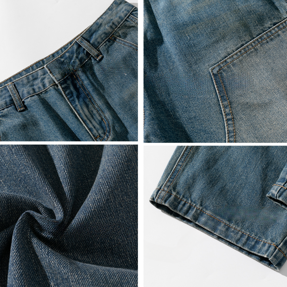 Japanese Patchwork Jeans