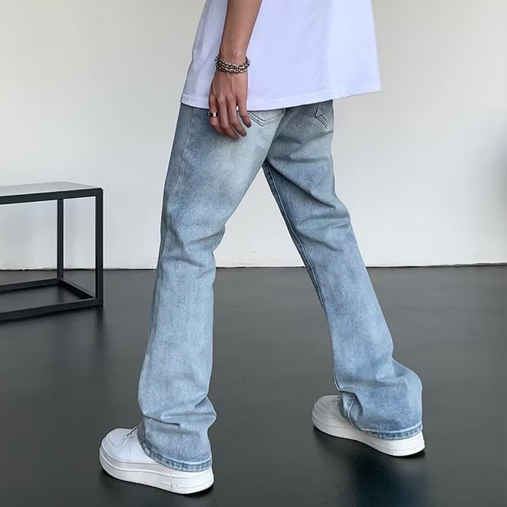 Casual Solid Color Jeans