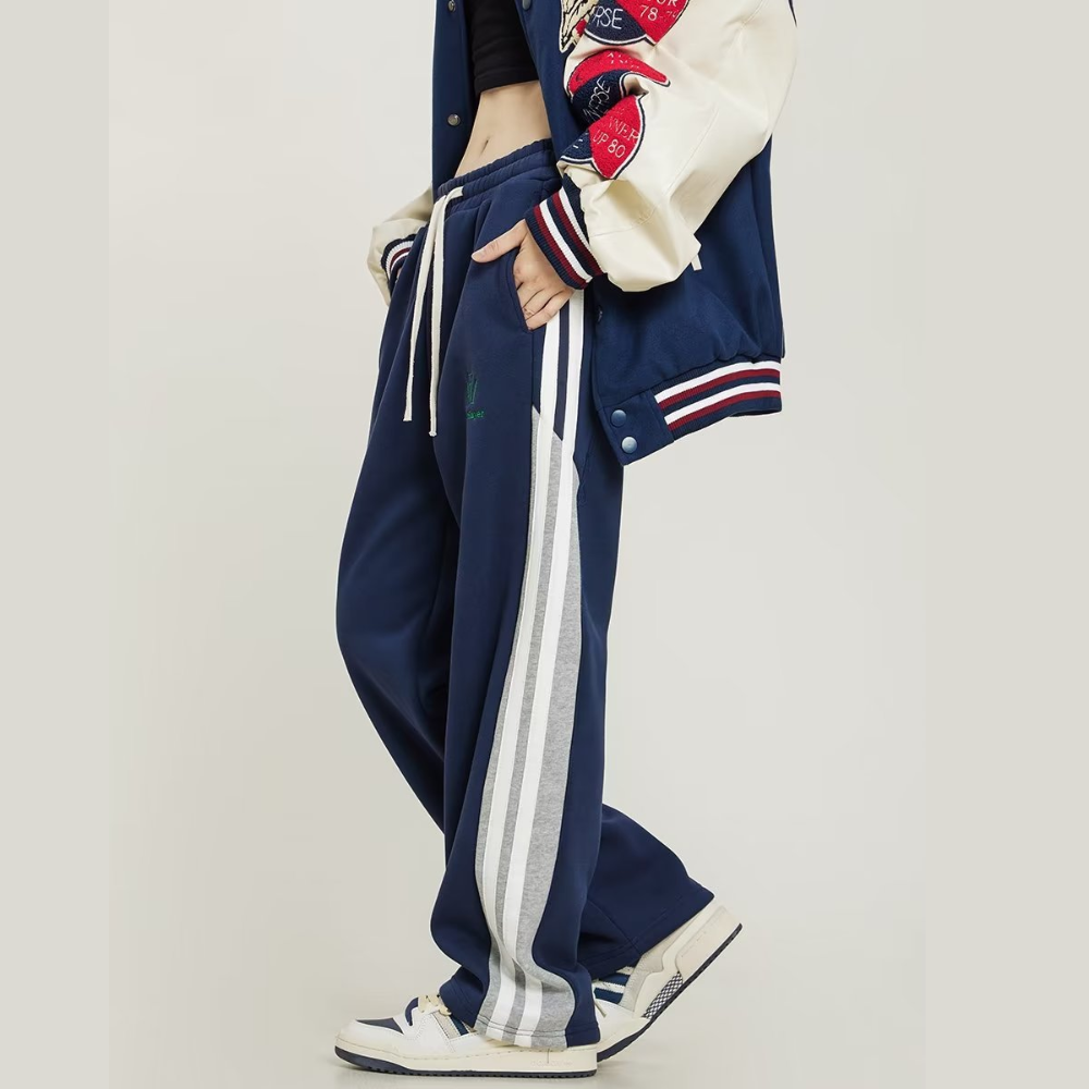 Classic Stripe Straight Sweatpants