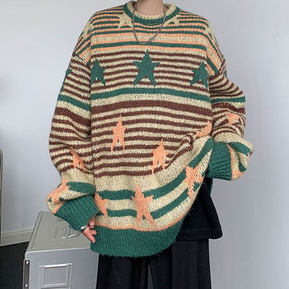 Vintage Stars Stripes Sweater