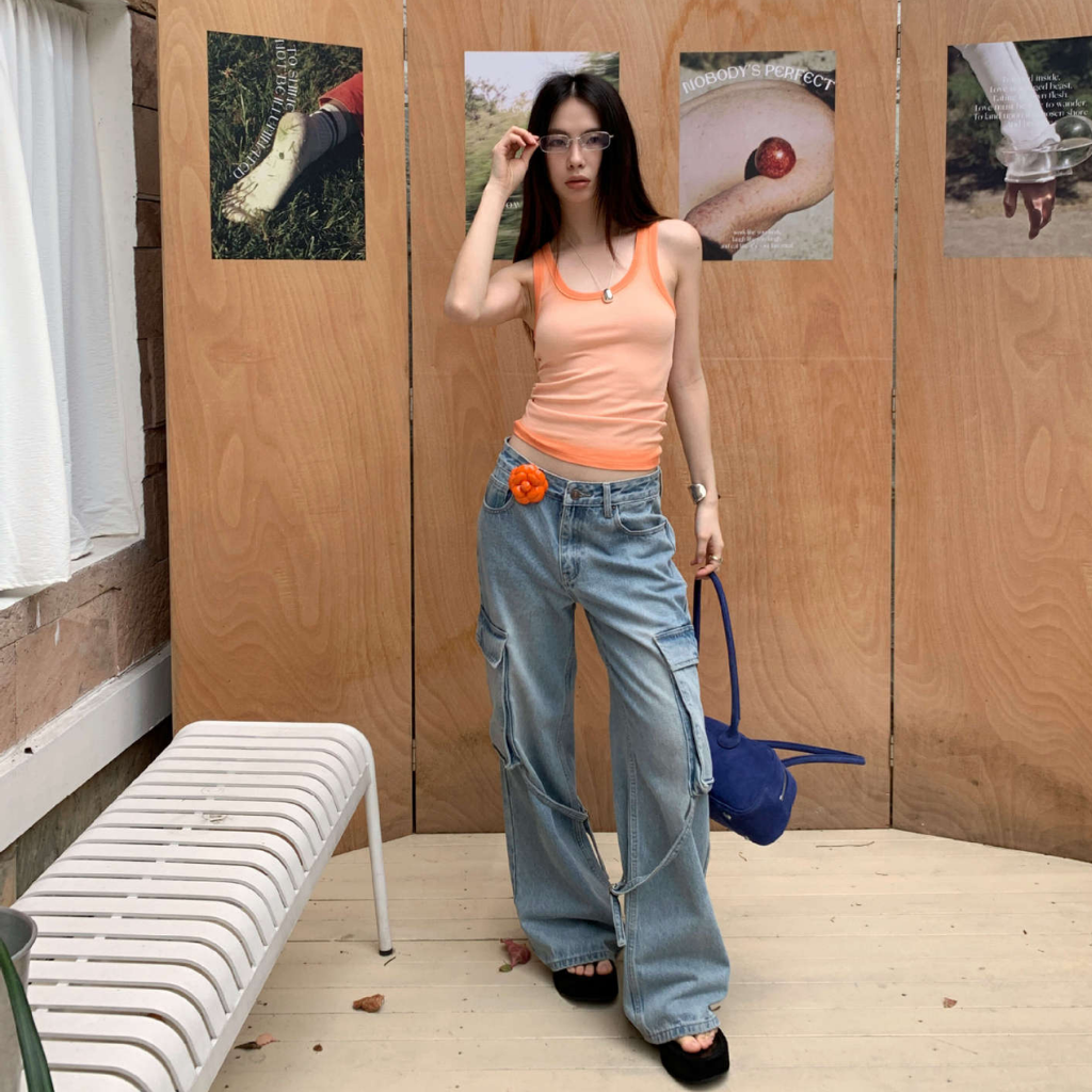 Women's Solid Flare Jeans