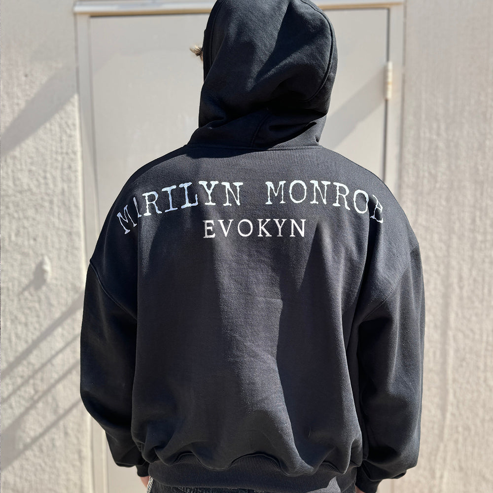 Evokyn Washed Vintage Marilyn ID Zip Hoodie