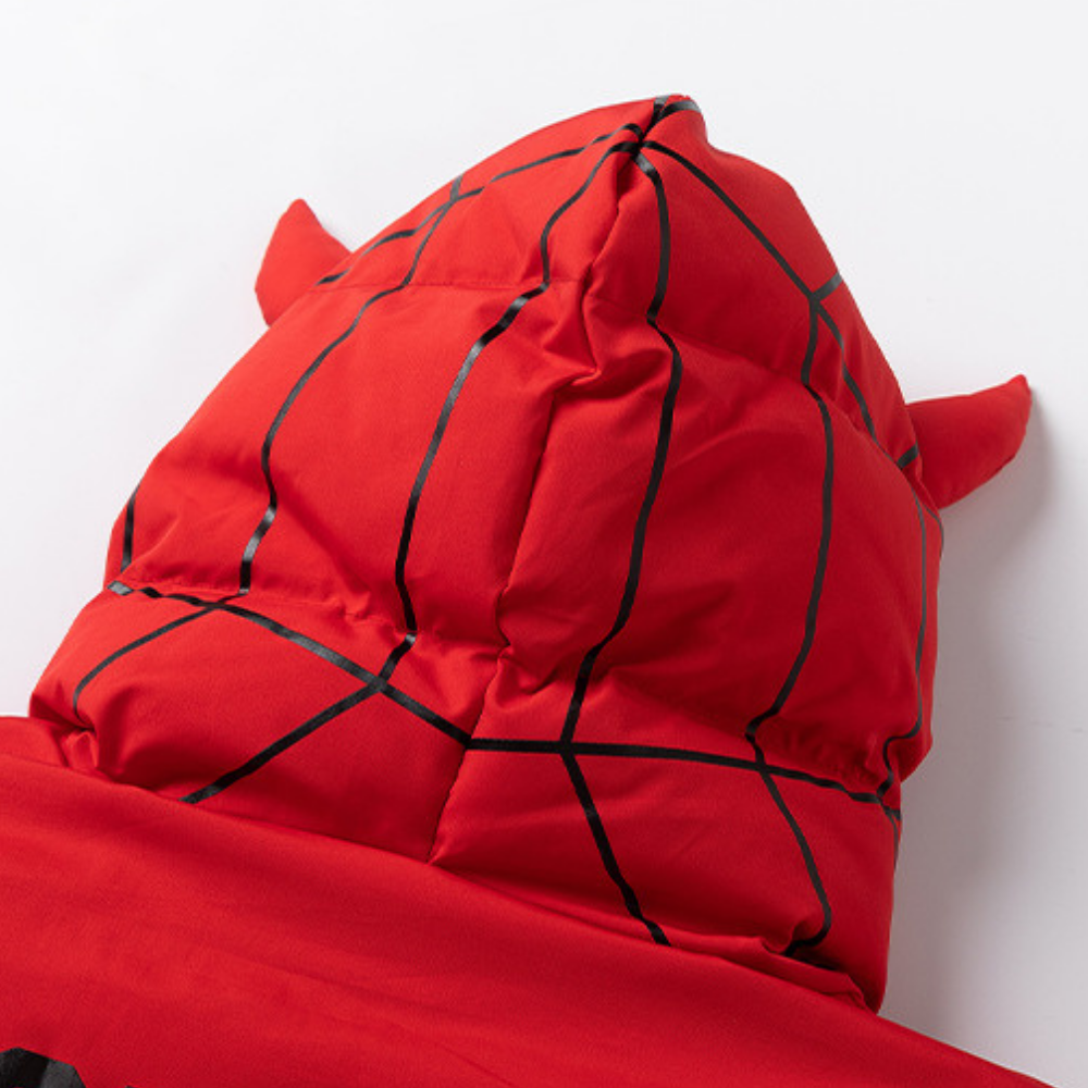 Spider Bag Embroidered Hooded Coat