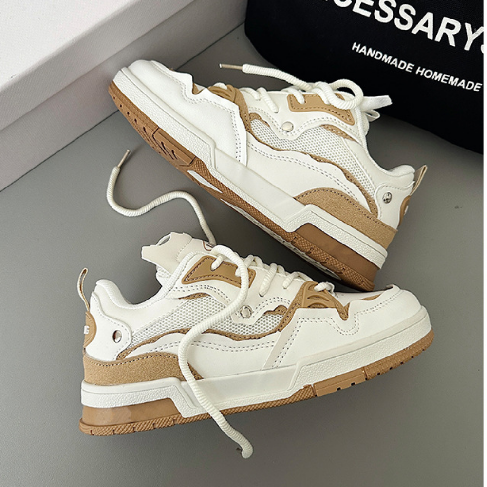 H-Block |Casual Contrasting Color Breathable Sneakers