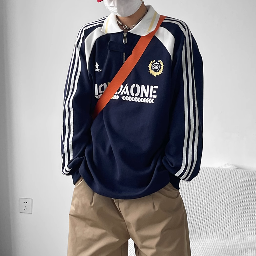 American Zippered Raglan Sweatshirt