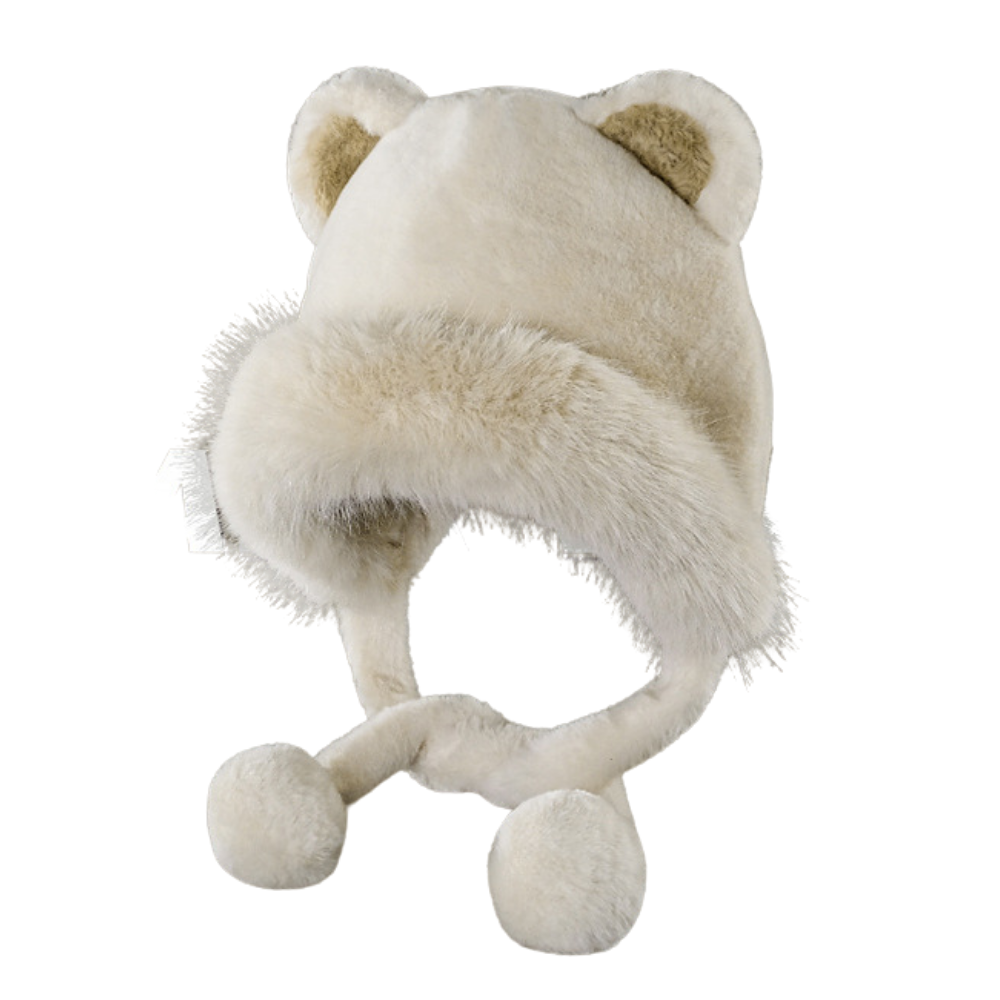Ear Protection Bear Plush Hat