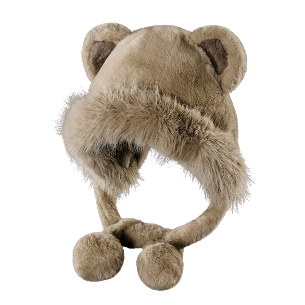 Ear Protection Bear Plush Hat