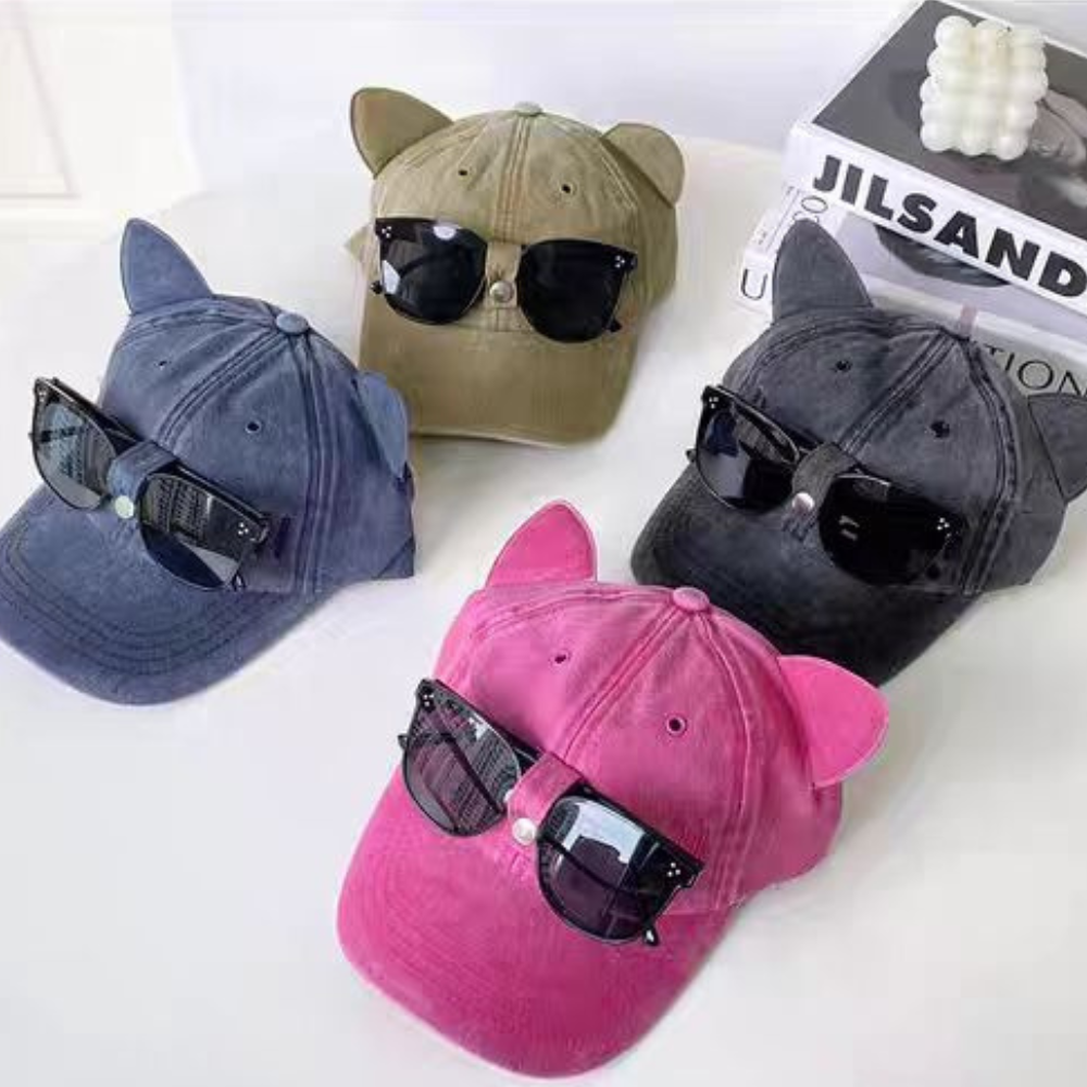 Cat Ears Glasses Hat