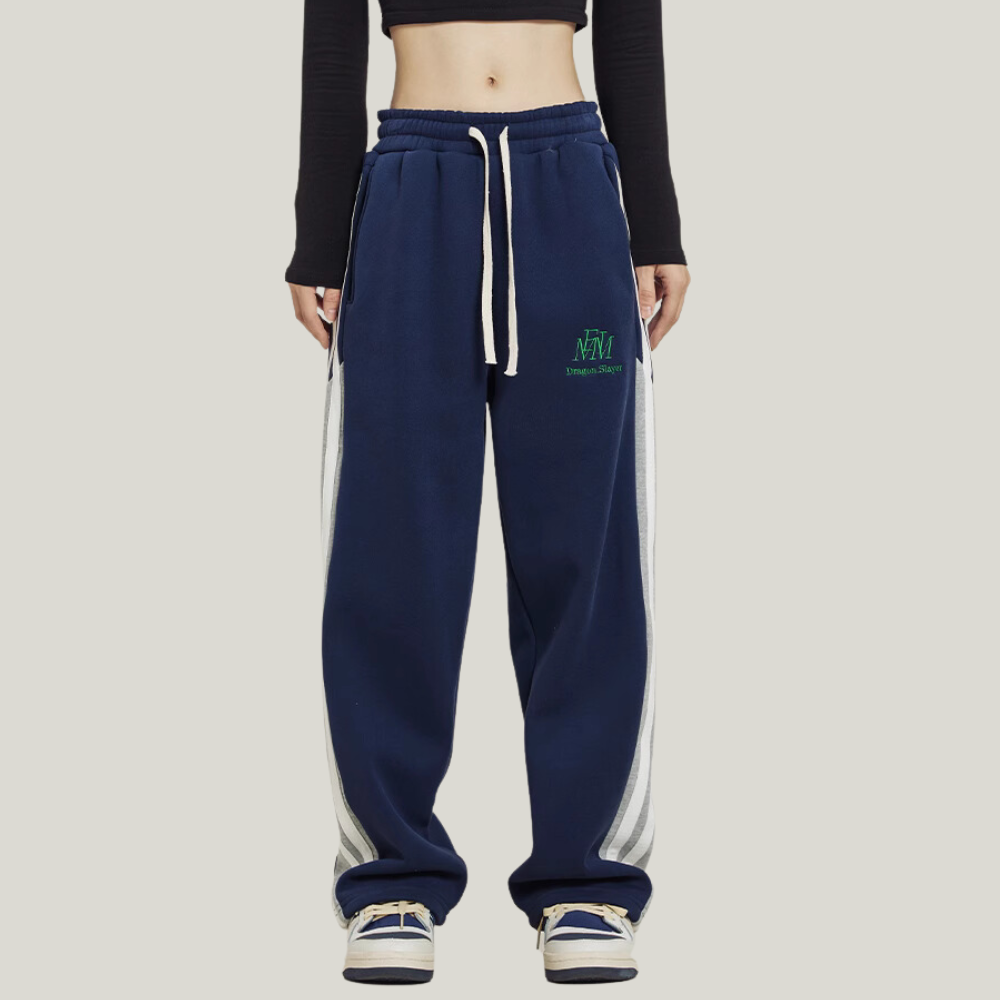 Classic Stripe Straight Sweatpants