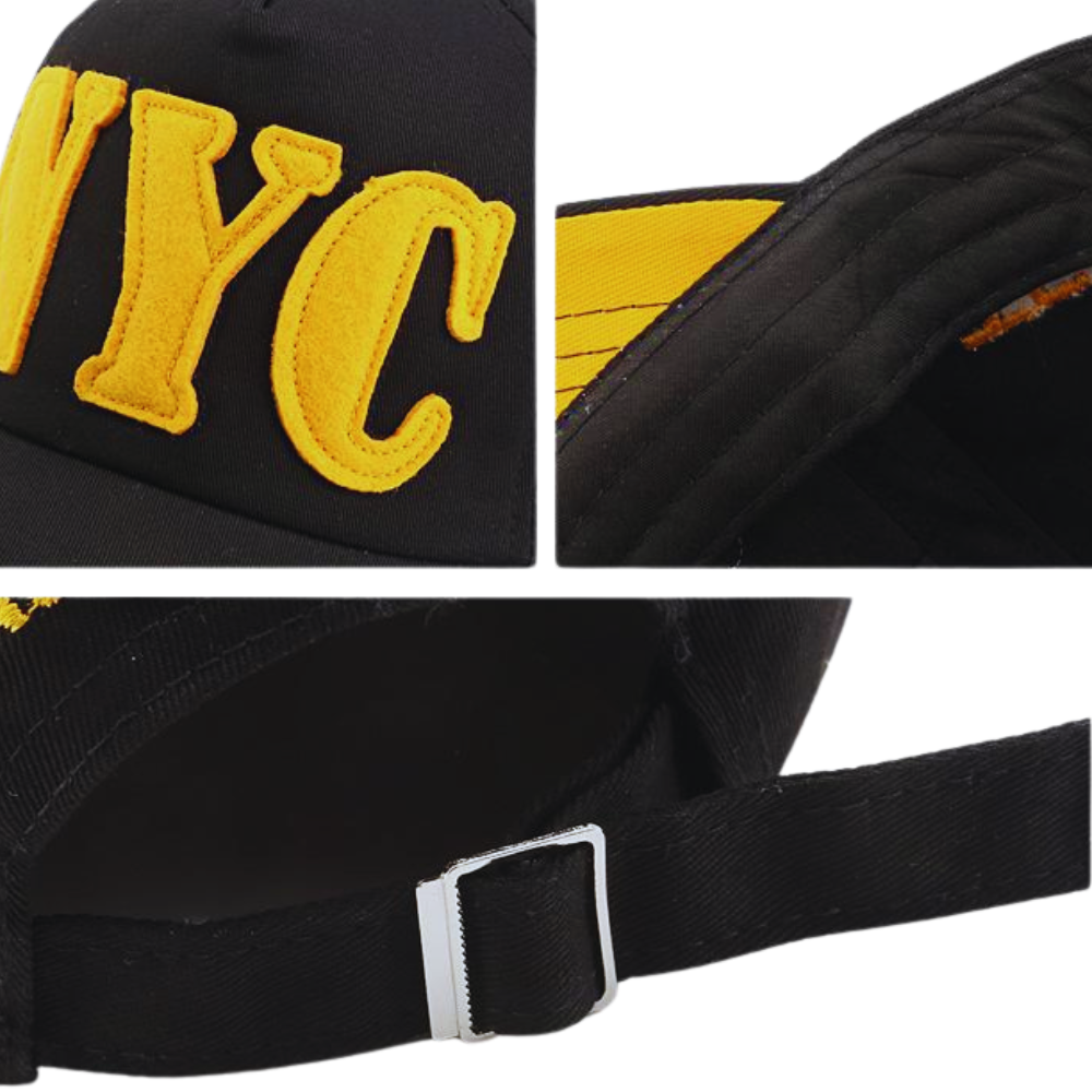 Distressed Street Baseball Cap With Embroidered Letters