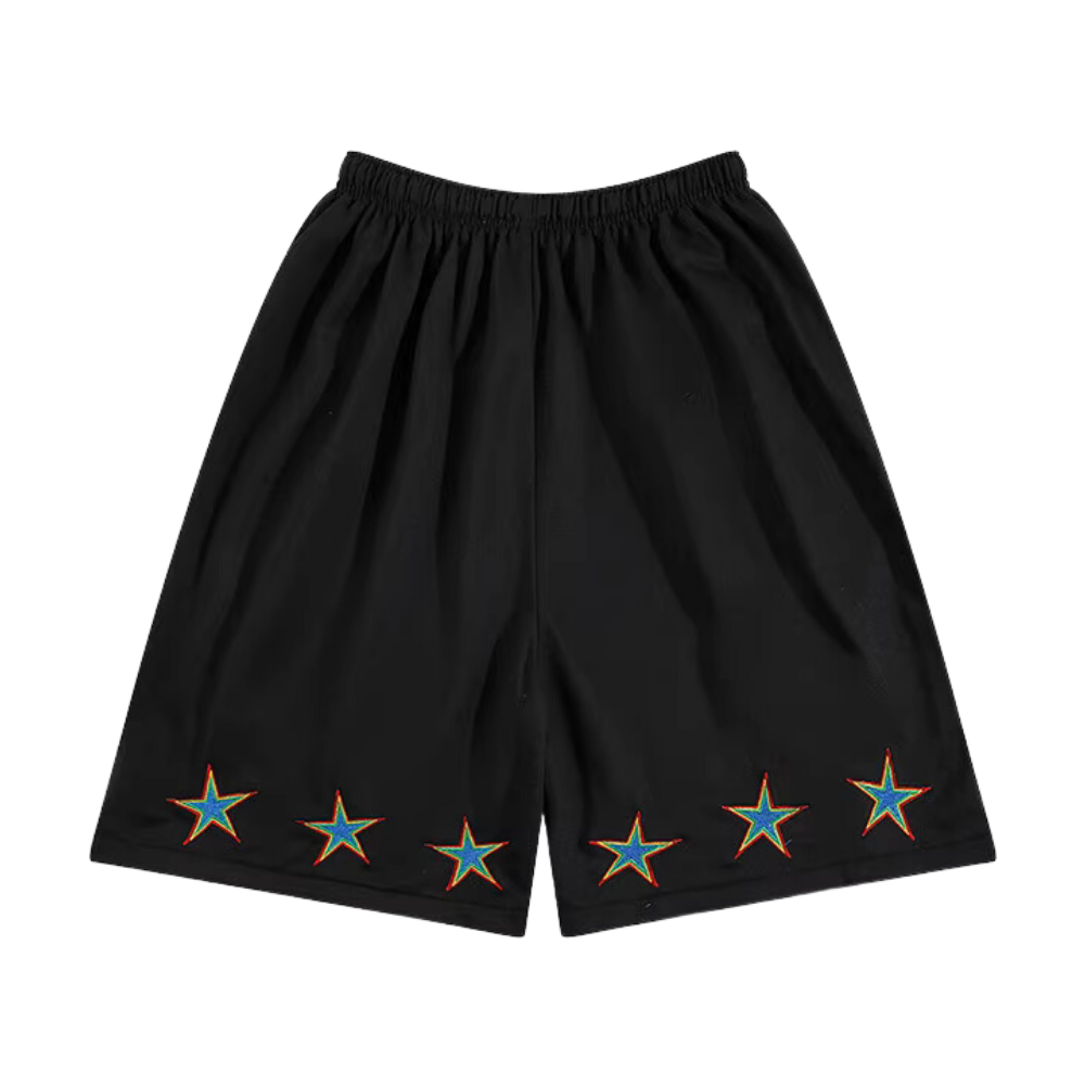Vintage Color Pentagram Sports Shorts