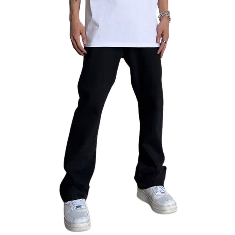 Casual Solid Color Jeans