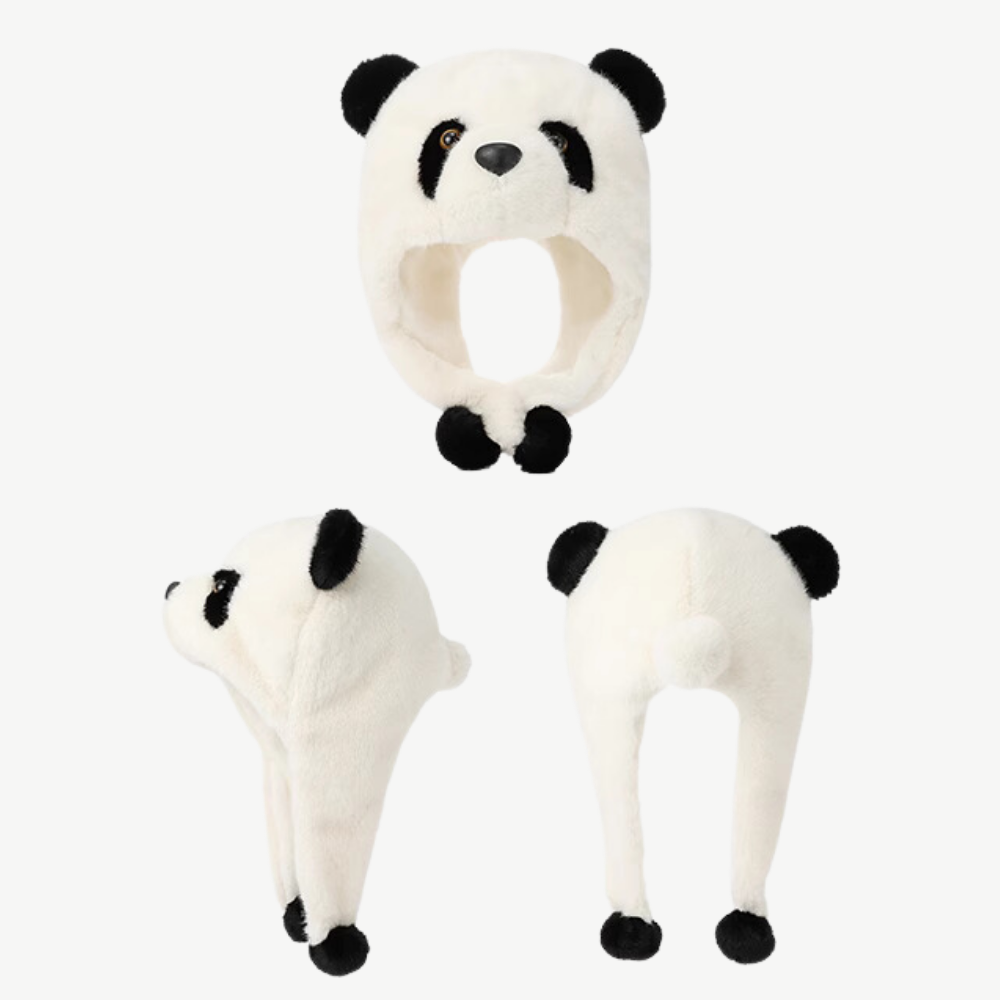 Panda Cycling Plush Hat