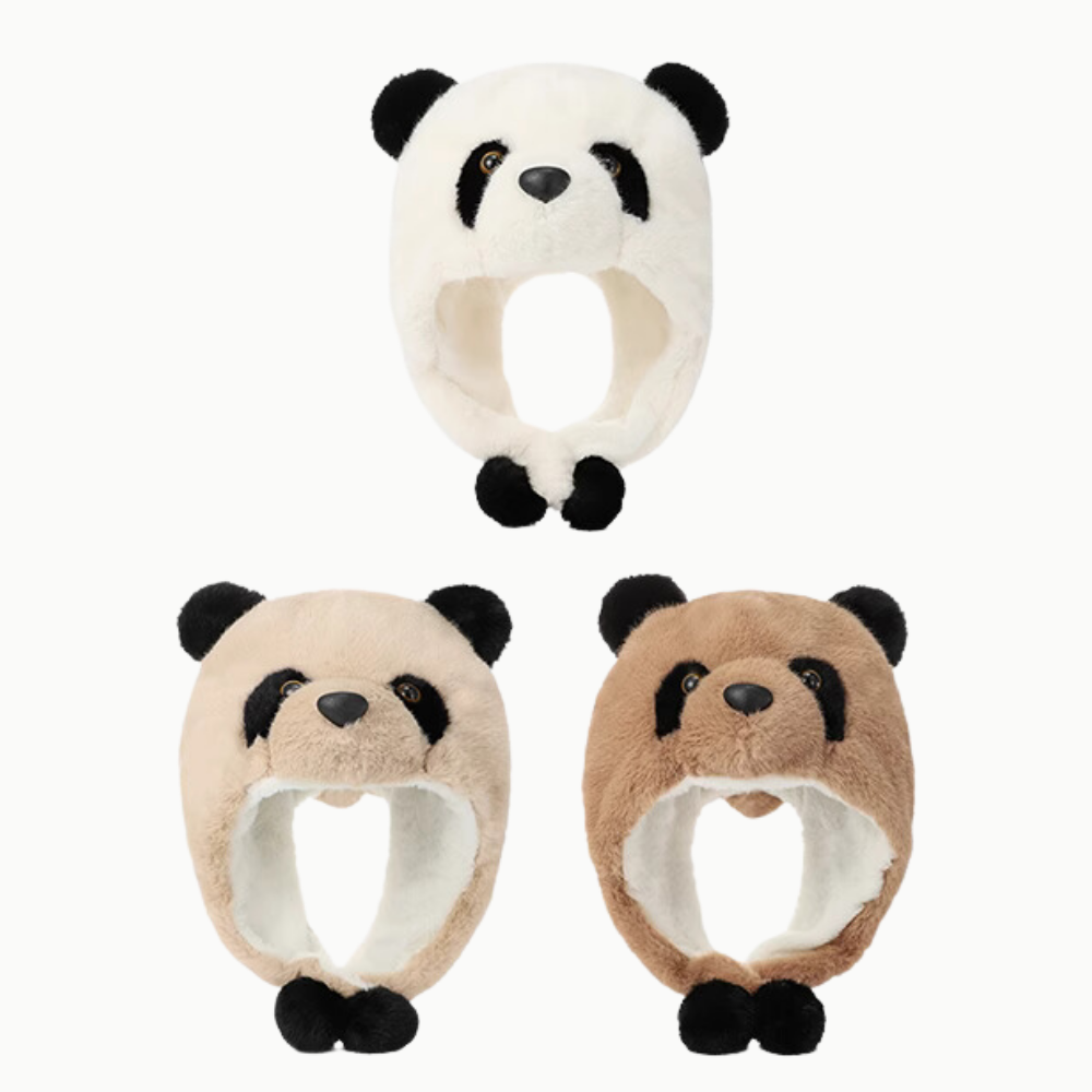 Panda Cycling Plush Hat
