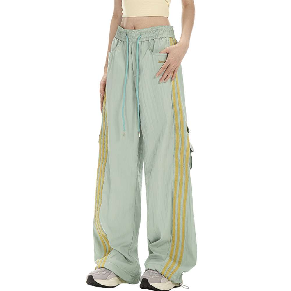 Street Color Contrast Pocket Sweatpants