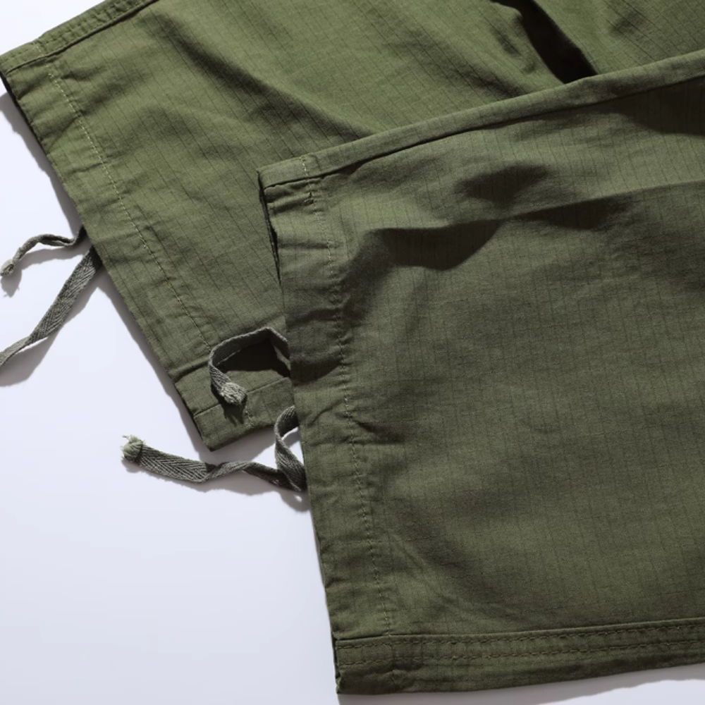 Technical Outdoor Pleated Cargo Pants