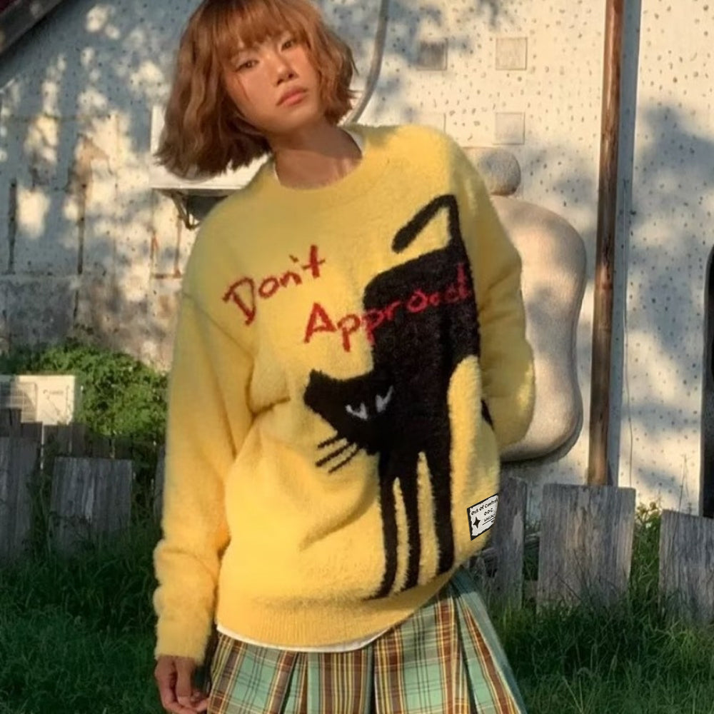 OOC' Cute Funny Cat Sweater