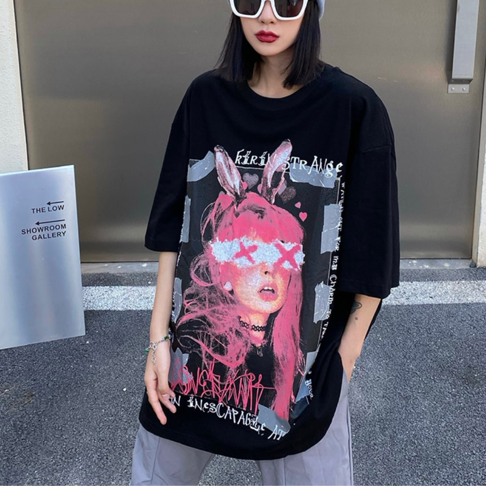 High Street Bunny Girl T-Shirt