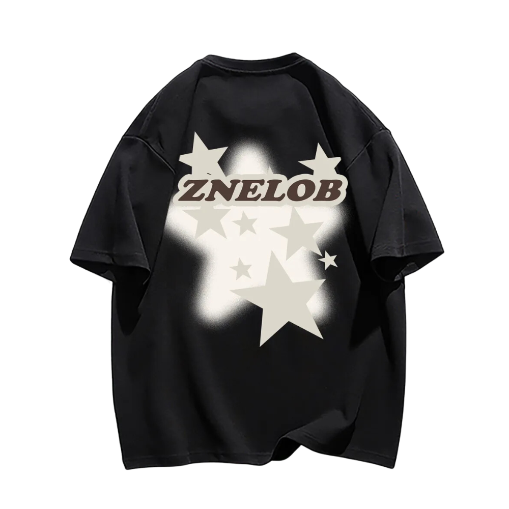 Stars Print Cotton T-Shirt