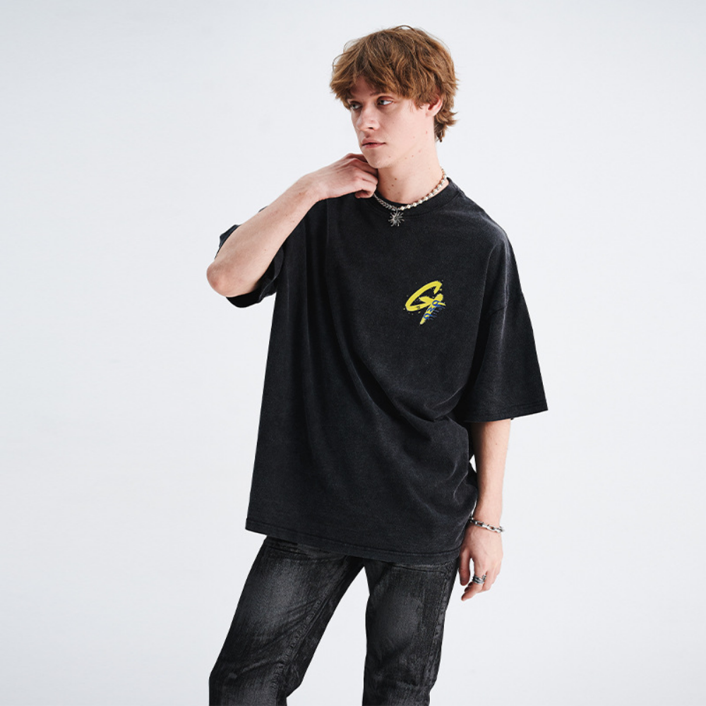 Vintage Distressed Bold Graphic T-shirt