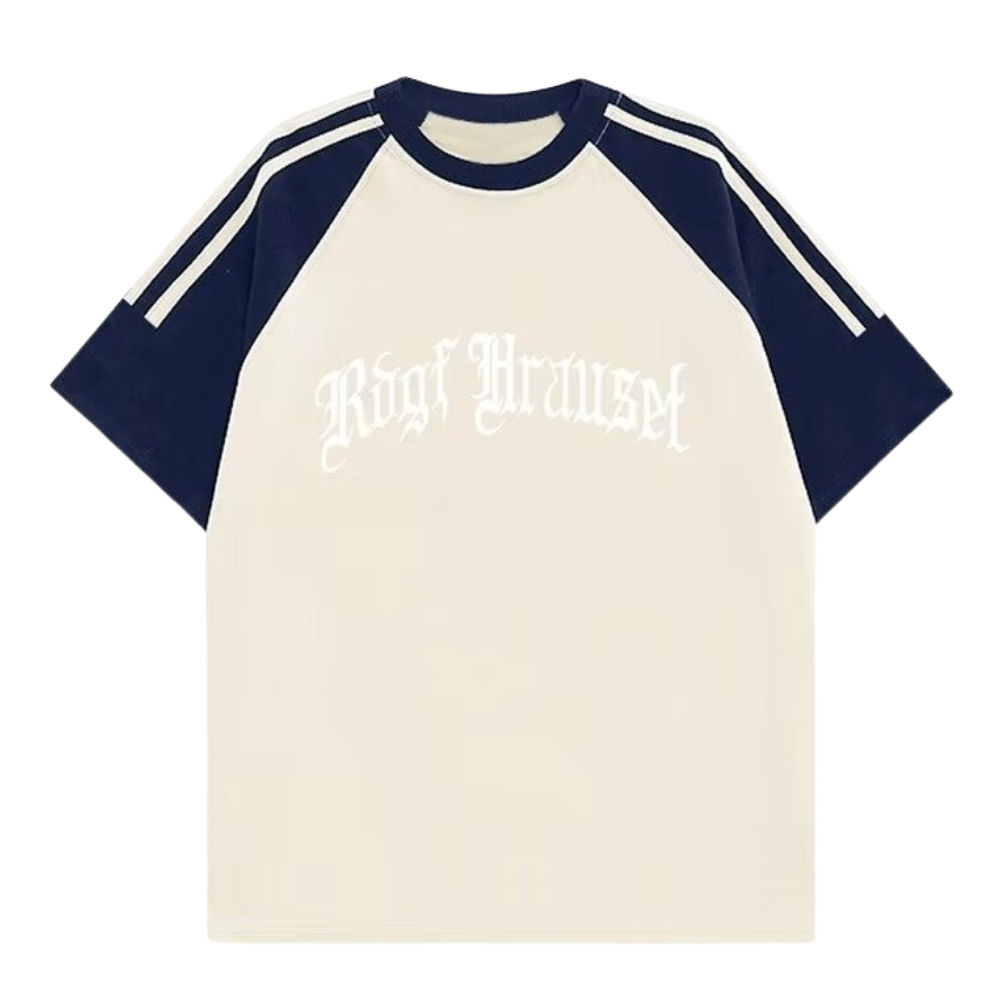 High Street Patchwork Contrasting T-shirt