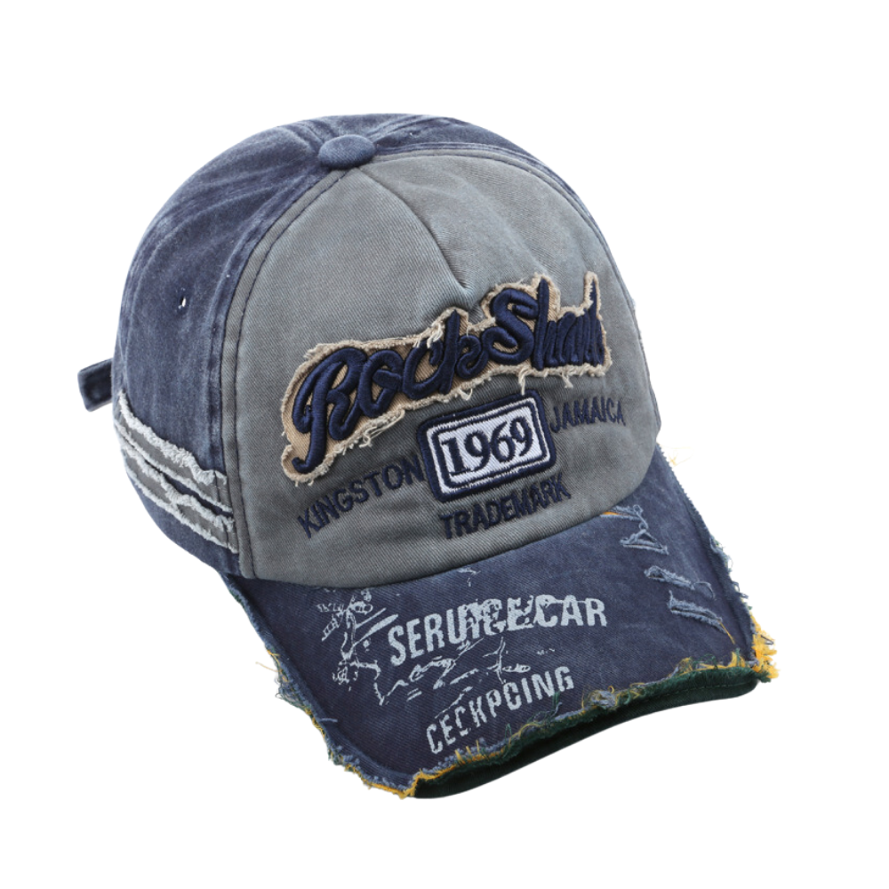High Street Distressed Embroidered Hat