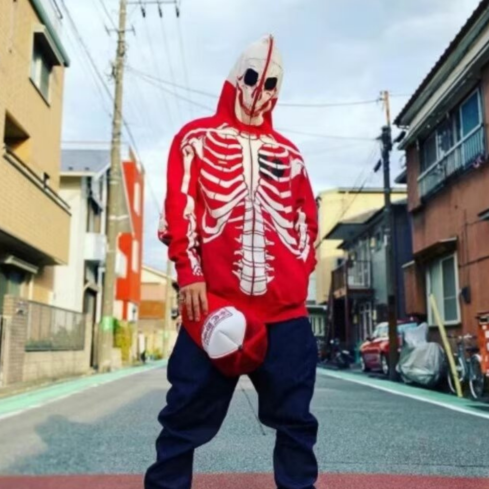 Halloween Horror Skeleton Hoodie