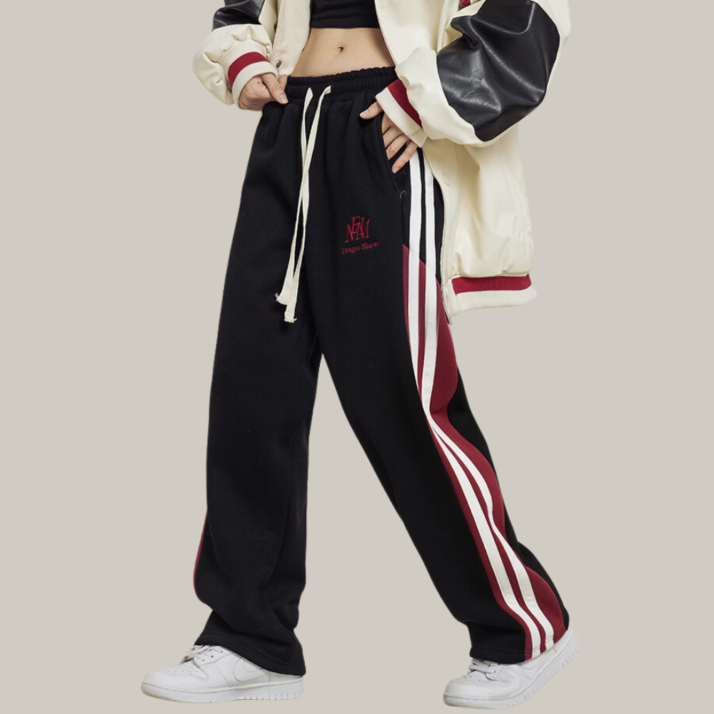 Classic Stripe Straight Sweatpants