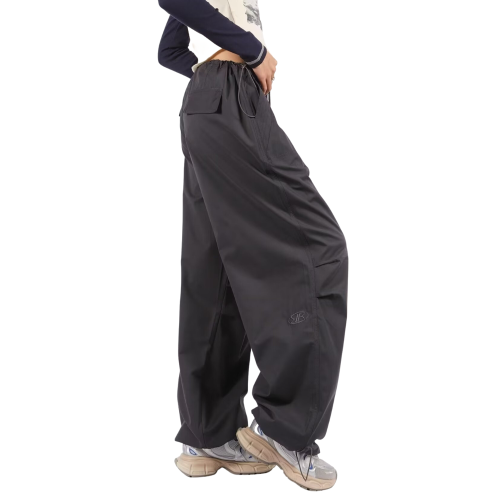 Vintage Solid Color Drawstring Sweatpants