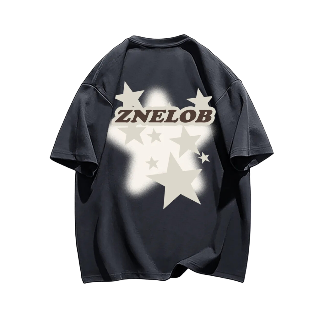 Stars Print Cotton T-Shirt