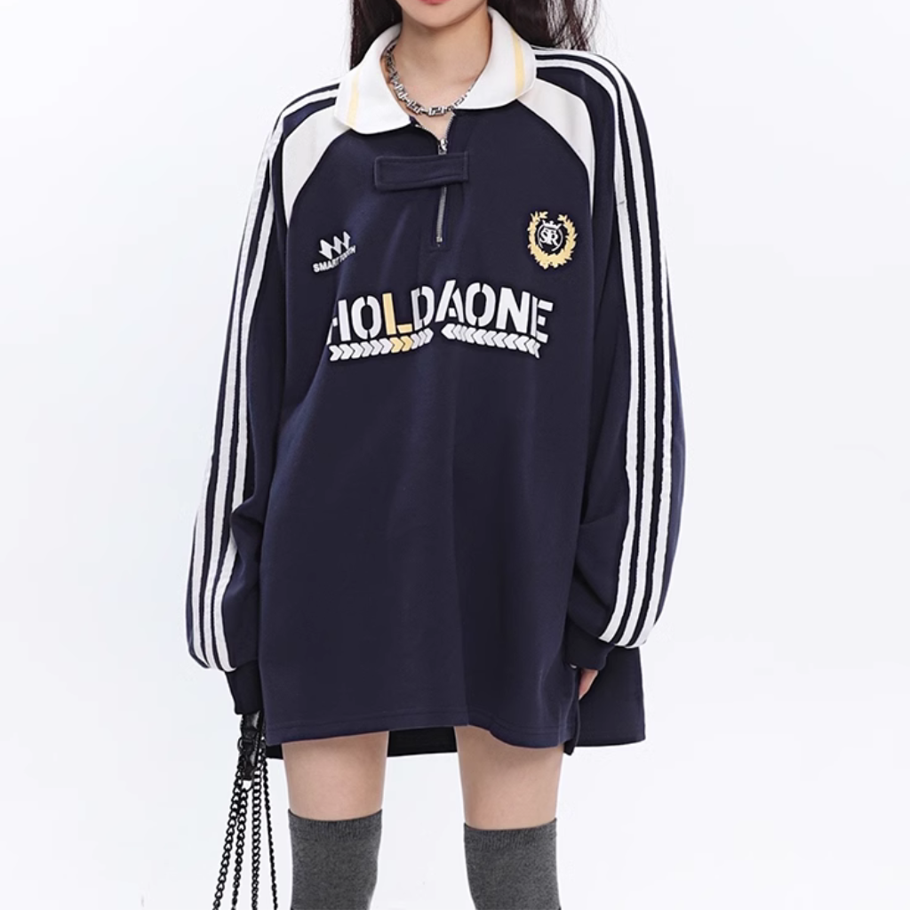 American Zippered Raglan Sweatshirt