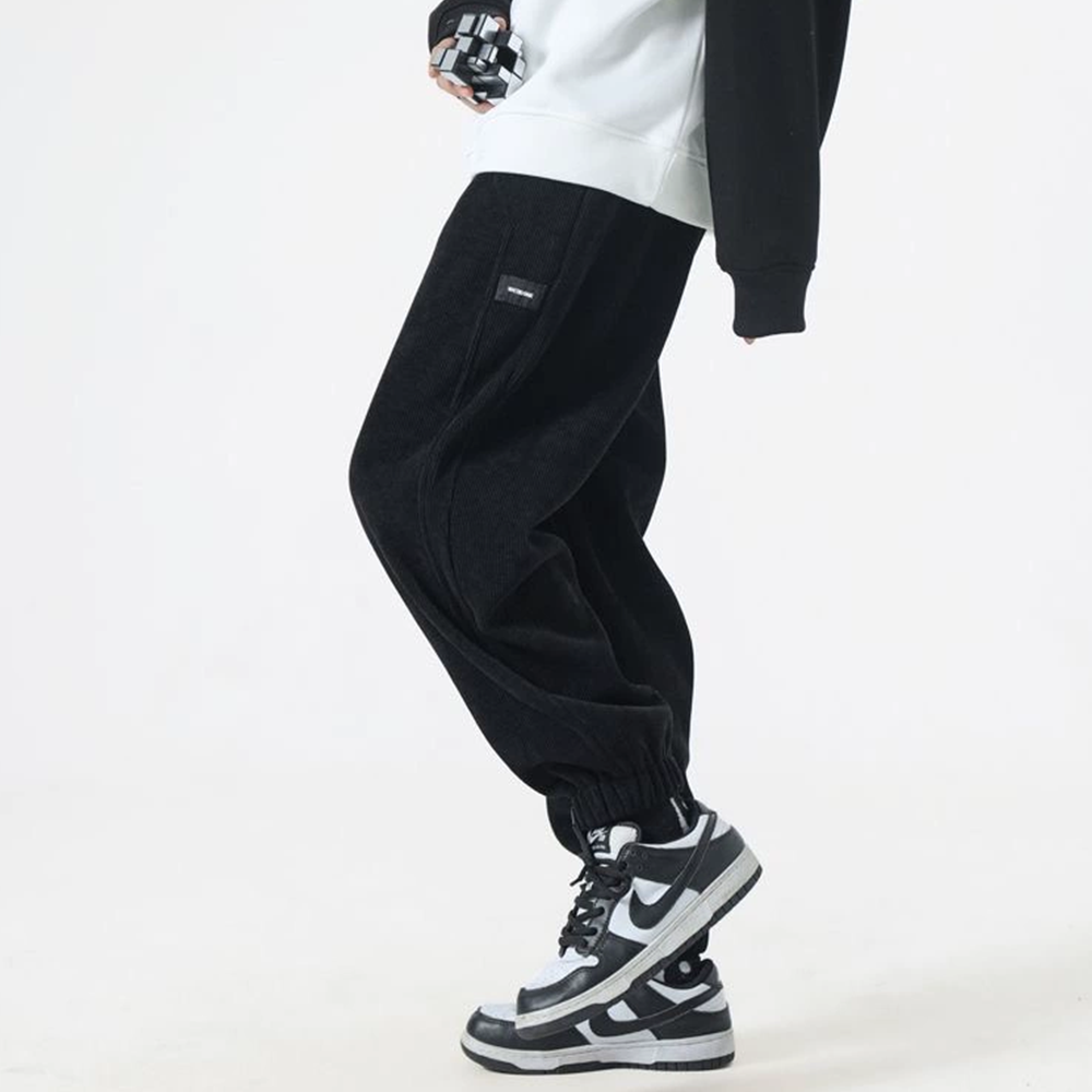 Versatile Corduroy Warm Leggings Sweatpants