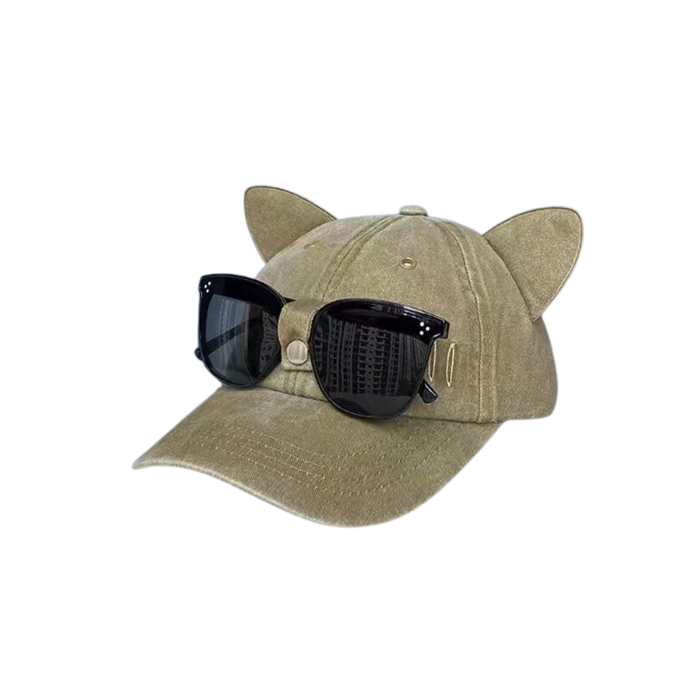 Cat Ears Glasses Hat