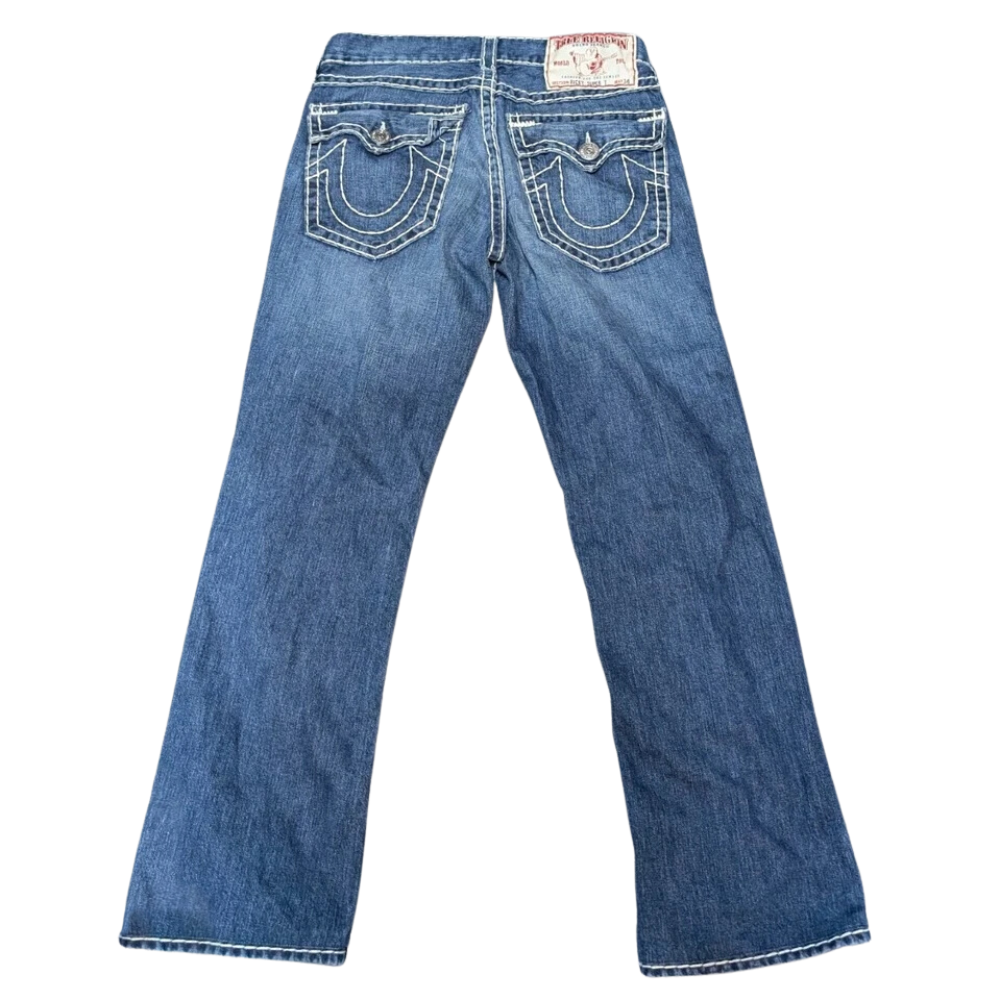 BAGGOUT Thick Stitch Men’s Pocket Flap Rinse Jeans