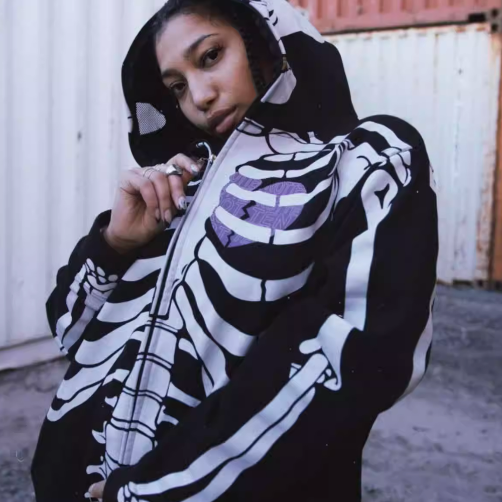 Halloween Horror Skeleton Hoodie