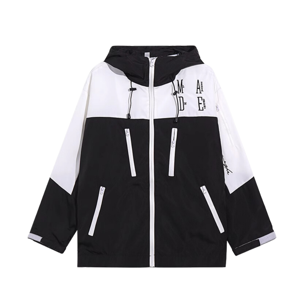 Japanese Embroidered Letters Jacket