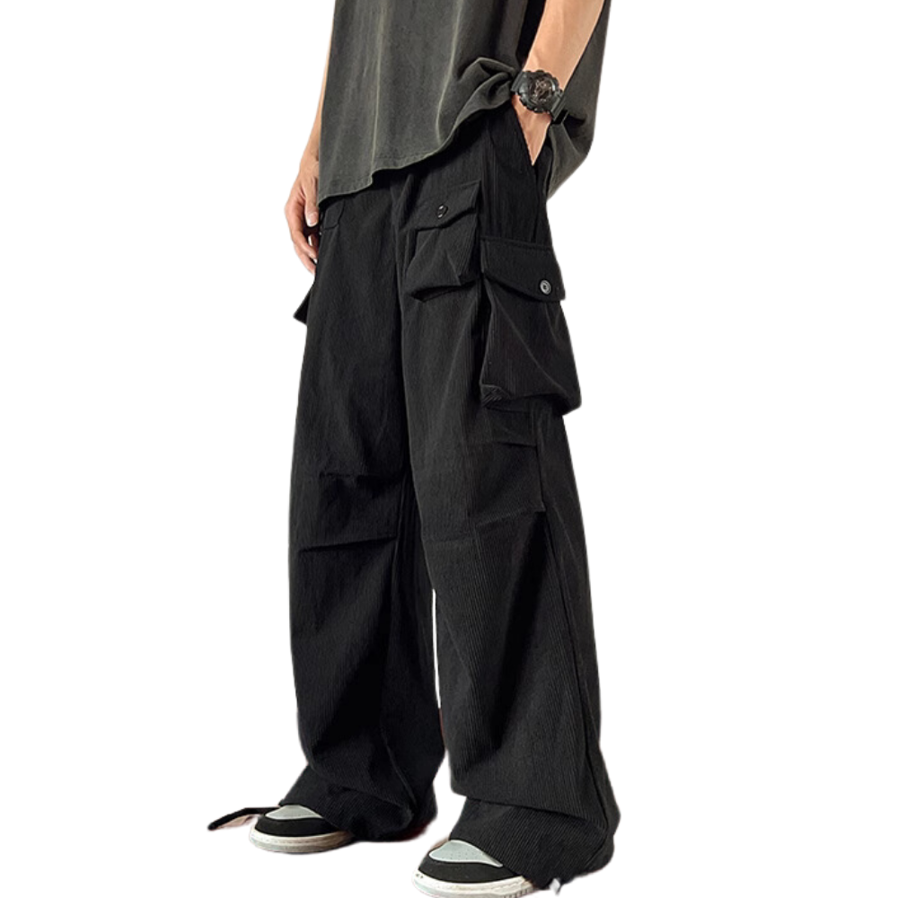 Corduroy Side Pocket Cargo Pants