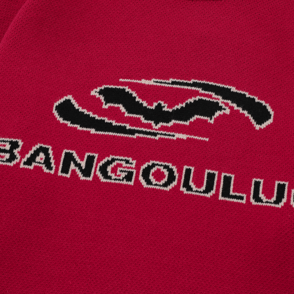 Retro Jacquard Crewneck Sweater