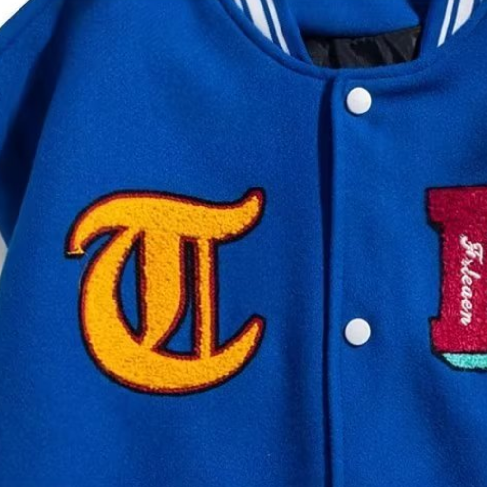 Classic Letter Stitching Varsity Jacket